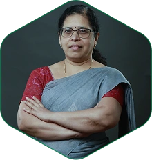 Portrait of Dr. Latha Venkatesan, Obstetrician-gynecologist